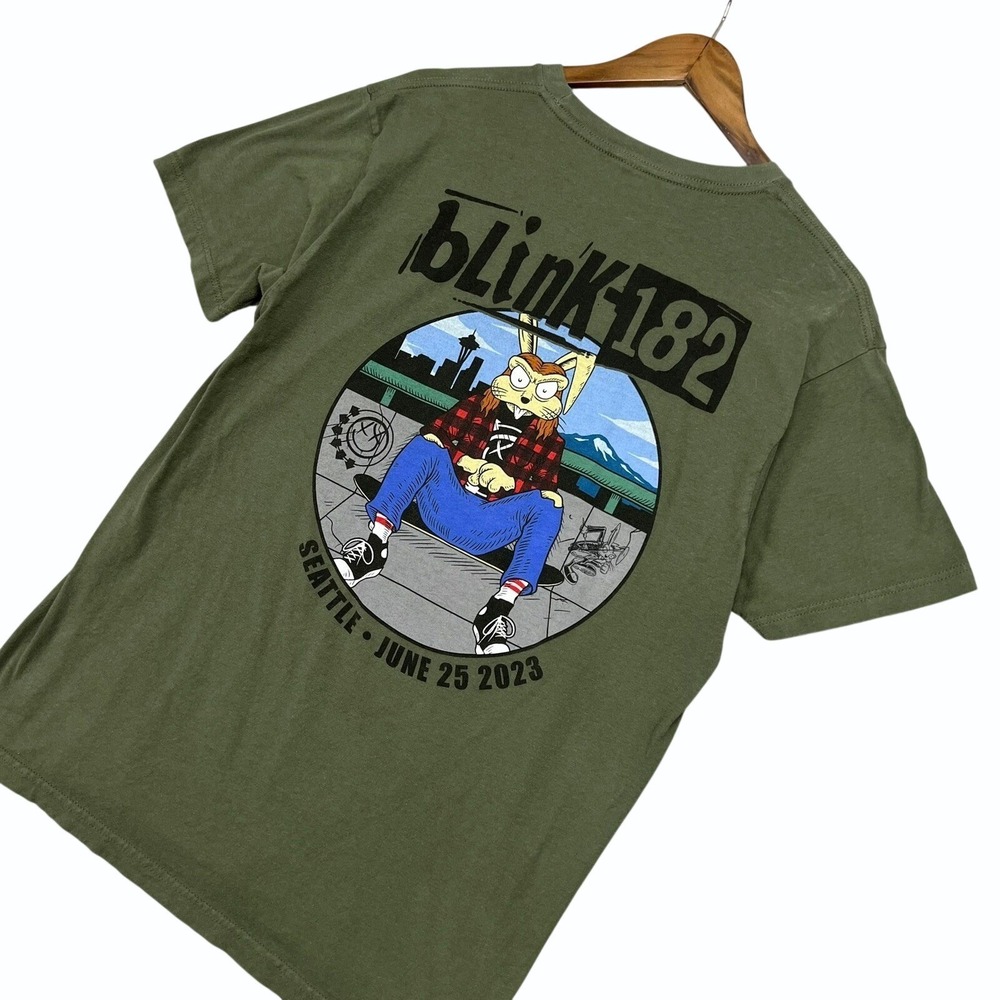 Blink-182 Seattle Climate Pledge Arena 2023 2024 World Tour Shirt Mens M